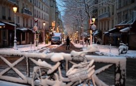 Франция страдает от сильных снегопадов