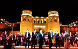 В Хиве первые состоялся концерт симфонического оркестра Узбекистана